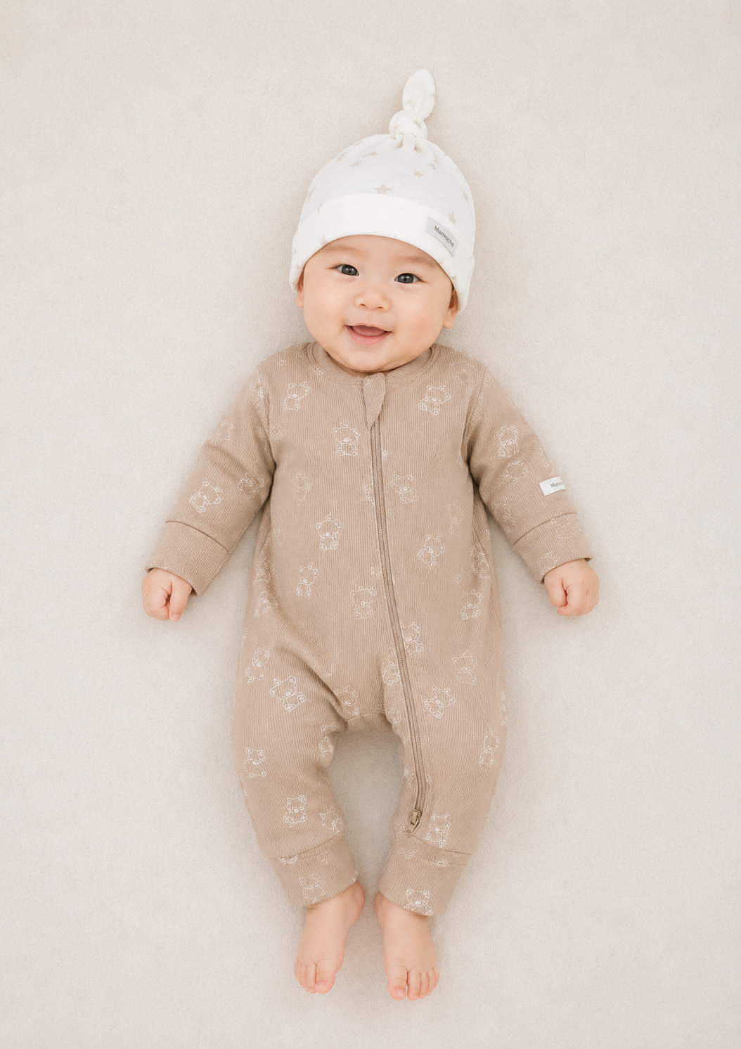  Bộ liền thân dài tay unisex khóa kéo 2 chiều tiện lợi 