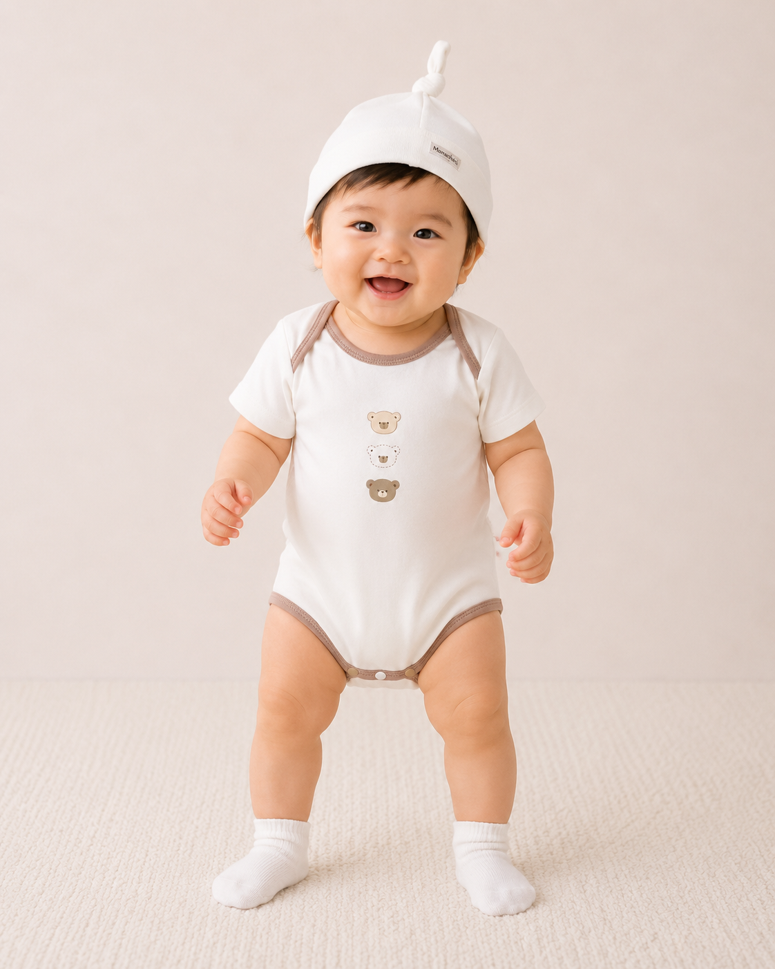  Bodysuit áo liền quần unisex vải model mềm mịn 