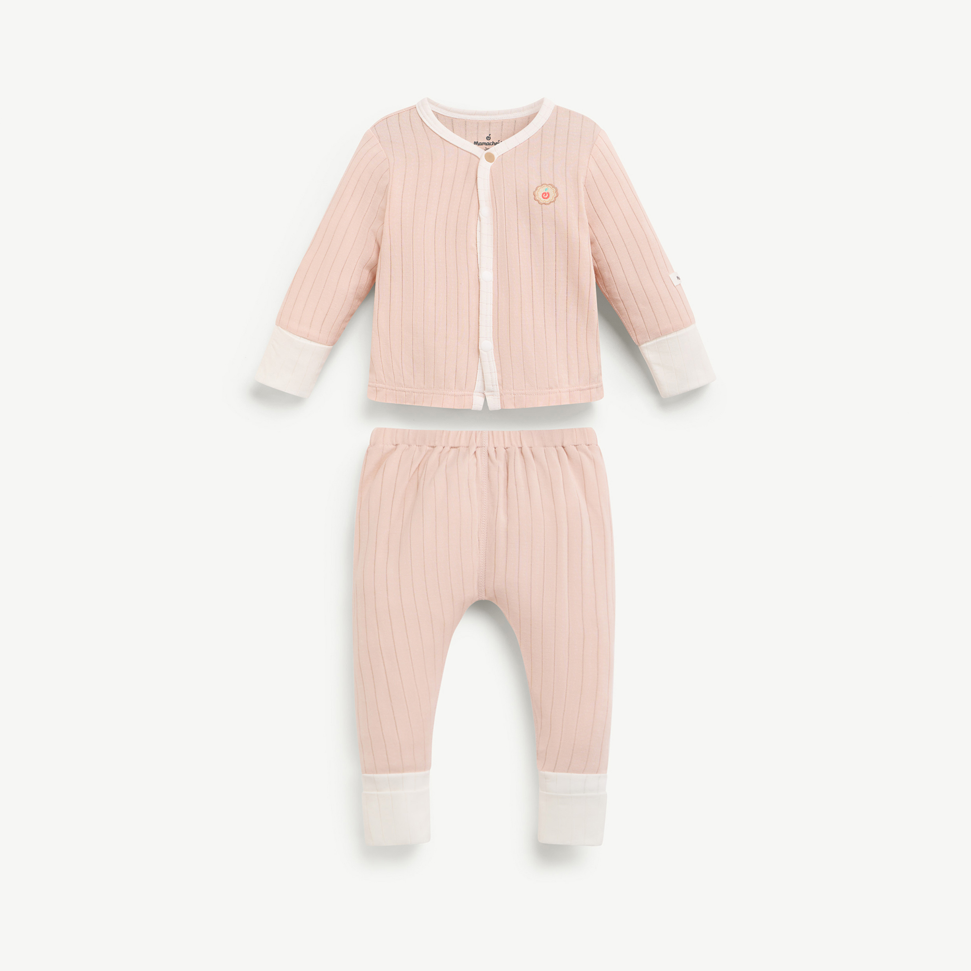 Bộ dài tay cài thẳng unisex