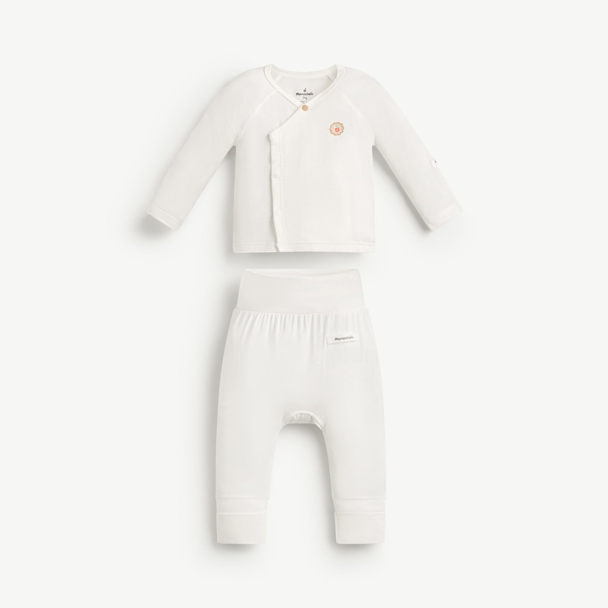  Bộ dài tay có tất cài lệch unisex 