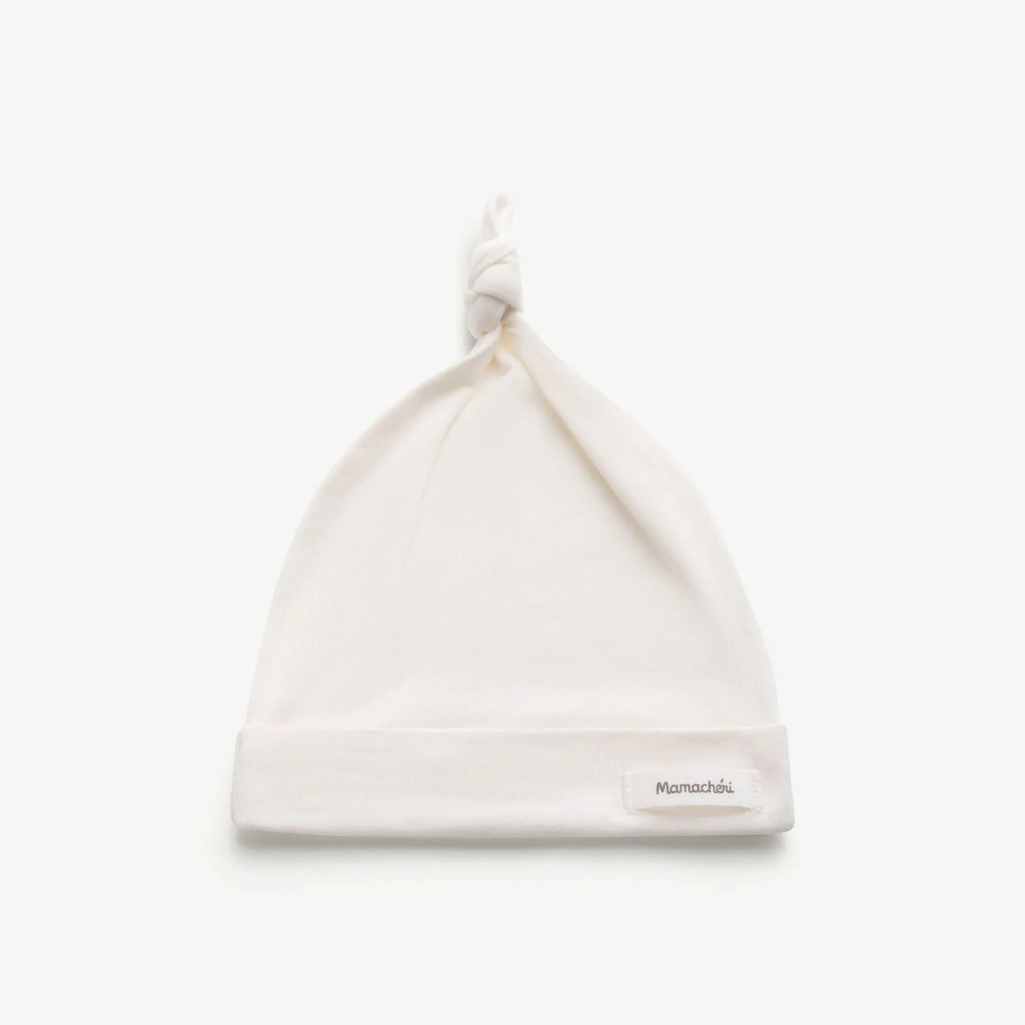  Mũ unisex sơ sinh giữ ấm chóp nút 