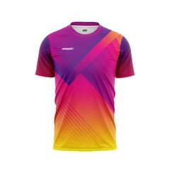 Áo thun chạy bộ Lava Graphic co giãn 4 chiều - Thương hiệu Keepdri