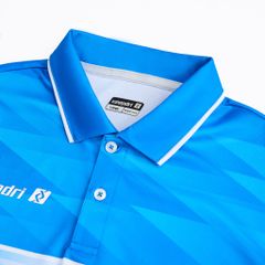 Áo Pickleball - Tennis polo họa tiết xanh ya