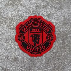 LOGO thêu MANCHESTER đỏ 6.5x6.5cm