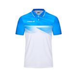 Sản xuất và Thiết Kế theo yêu cầu Áo Polo Thời trang Thể thao Pickleball & Tennis Cổ trụ Tay ngắn In chuyển nhiệt Họa tiết xanh ya Chất liệu Polyester pha Spandex Co giãn 4 chiều OEM/ODM Số lượng tối thiểu thấp