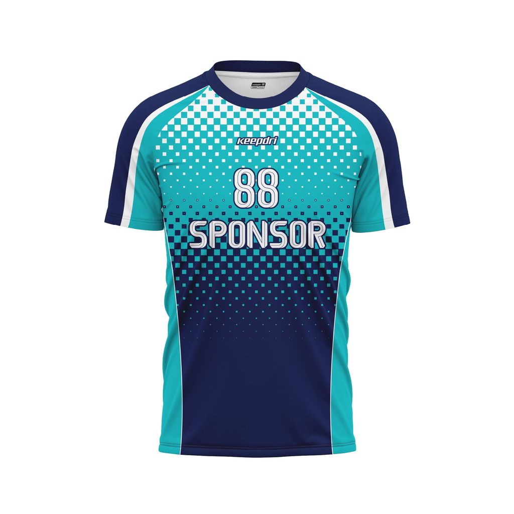 Áo Bóng Đá Thiết Kế Họa Tiết Caro Chuyển Sắc