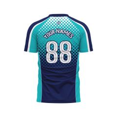 Áo Bóng Đá Thiết Kế Họa Tiết Caro Chuyển Sắc