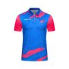 Áo Pickleball - Tennis polo họa tiết xanh bích phối màu