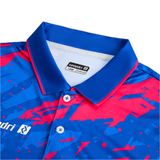  Áo Pickleball - Tennis polo họa tiết xanh bích phối màu 