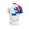 Thiết kế và sản xuất theo yêu cầu Áo polo thể thao Pickleball & Tennis cổ polo tay ngắn in thăng hoa vải pha Polyester-Spandex co giãn 4 chiều OEM/ODM MOQ thấp