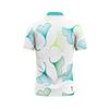 Thiết kế và sản xuất theo yêu cầu Áo polo thể thao Pickleball & Tennis cổ polo tay ngắn in thăng hoa đa màu vải pha Polyester-Spandex co giãn 4 chiều OEM/ODM MOQ thấp
