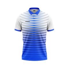 Áo Pickleball - Tennis polo họa tiết xanh đỏ