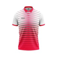 Áo Pickleball - Tennis polo họa tiết xanh đỏ