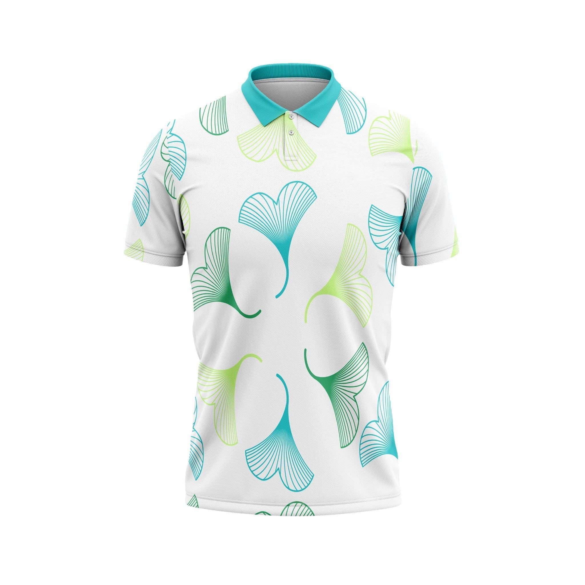  Thiết kế và sản xuất theo yêu cầu Áo polo thể thao Pickleball & Tennis cổ polo tay ngắn in thăng hoa đa màu vải pha Polyester-Spandex co giãn 4 chiều OEM/ODM MOQ thấp 