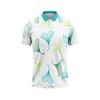 Thiết kế và sản xuất theo yêu cầu Áo polo thể thao Pickleball & Tennis cổ polo tay ngắn in thăng hoa đa màu vải pha Polyester-Spandex co giãn 4 chiều OEM/ODM MOQ thấp