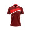 Thiết kế và sản xuất theo yêu cầu Áo polo thể thao Pickleball & Tennis cổ polo tay ngắn họa tiết in thăng hoa đồng phục thể thao vải pha Polyester-Spandex co giãn 4 chiều OEM/ODM MOQ thấp