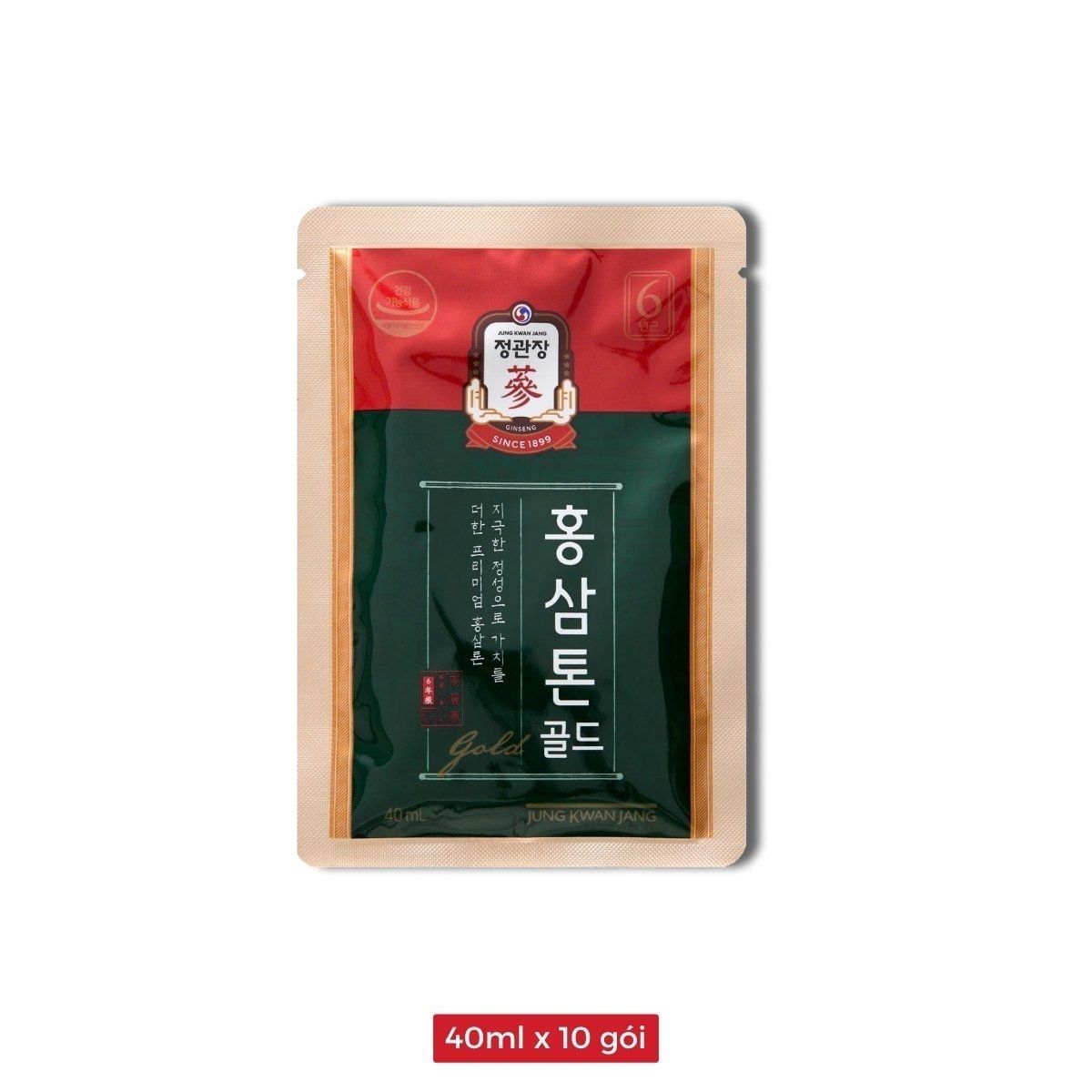  Nước Hồng Sâm Pha Sẵn KGC Tonic Gold 40 ml x 30 Gói 