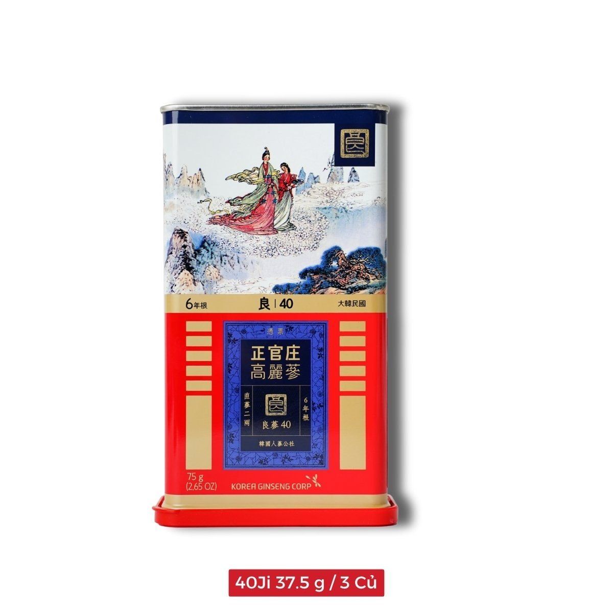  Lương Sâm Nguyên Củ KGC Good Root 40Ji 37.5 g / 3 Củ 