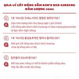  Cốt Hồng Sâm Cô Đặc Siêu Thượng Hạng Kim’s Red Ginseng (30 gói x 10ml) 