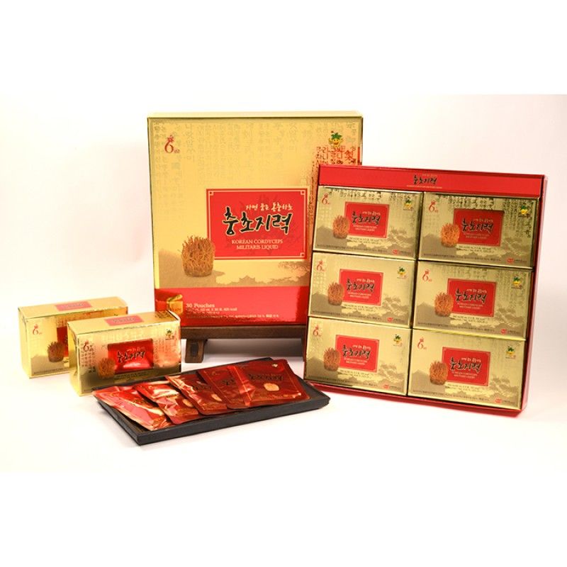  Nước Đông Trùng Hạ Thảo KGS - Korean Cordyce Militaris Liquid KGS 50ml x 30 Gói 