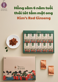  Hồng Sâm 6 Năm Tuổi Thái Lát Tẩm Mật Ong (10 gói x 18g) 