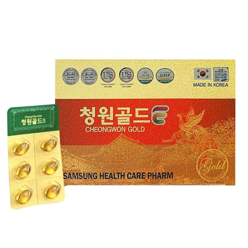  Tinh Dầu Thông Đỏ Hàn Quốc Cheongwon Gold 500mg x 120 Viên 