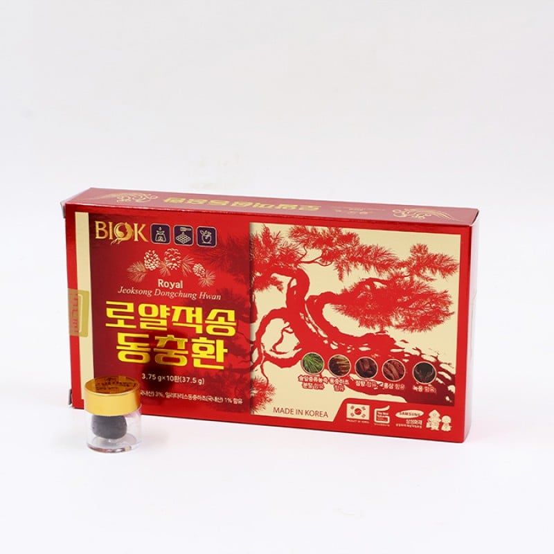  Thông Đỏ Đông Trùng Sâm Nhung Trầm Hương Hoàng Gia KGA Hộp 3,75g x 10 Viên 
