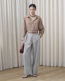  Pie Barrel-Leg Trousers 