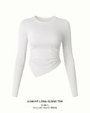  Slim-fit Long-Sleeve Top 