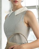  Marjane White Collar Dress 