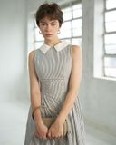  Marjane White Collar Dress 