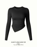  Slim-fit Long-Sleeve Top 