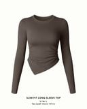  Slim-fit Long-Sleeve Top 