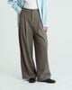  Hazel Twill Wide-Leg Trousers 