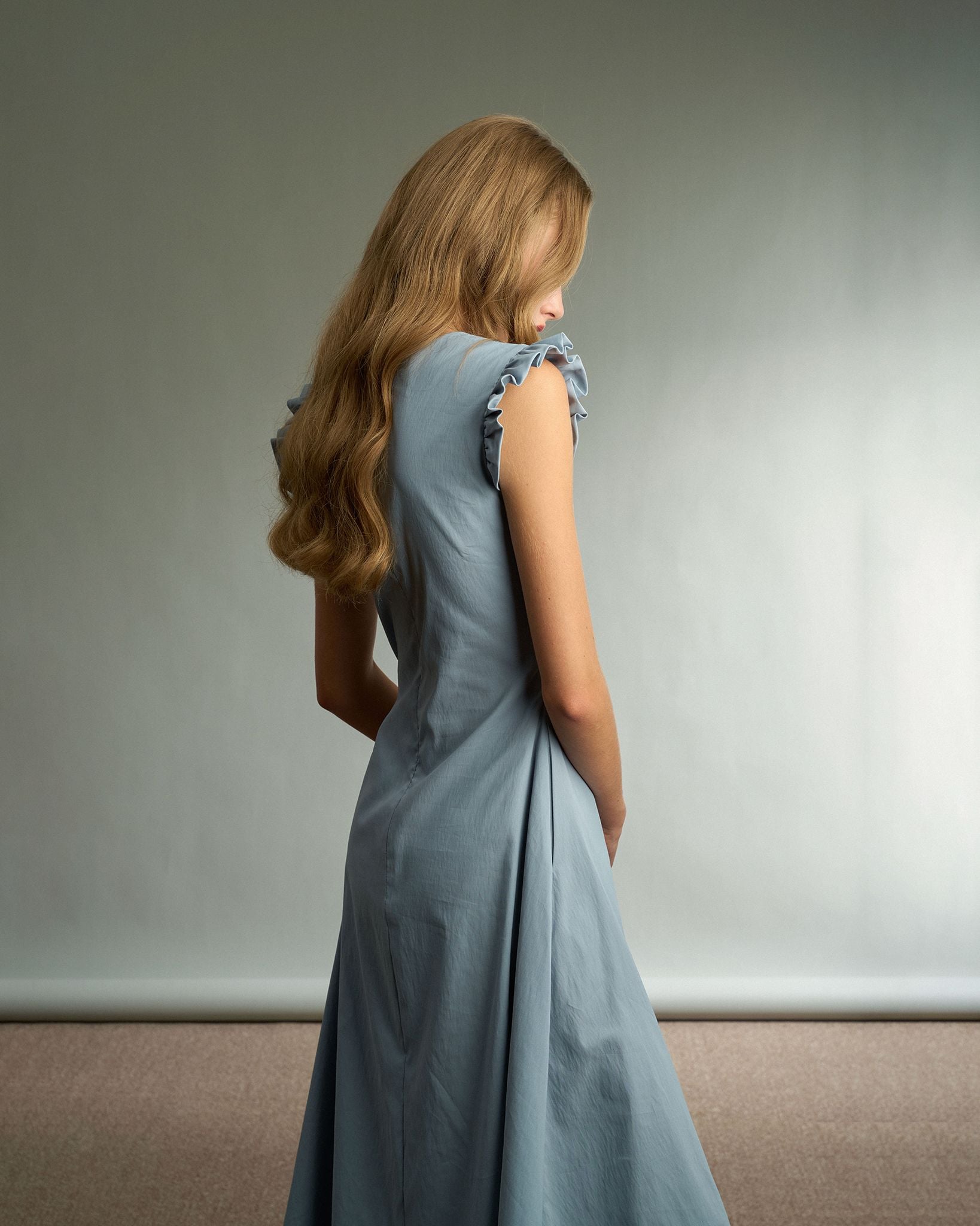 miffy plush blue dress Mixed Signal Denim Dress – Gritty Soul main image 0