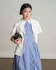  Marjane White Collar Dress 