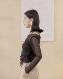  See-through Mesh Layer Top 