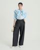  Pie Barrel-Leg Trousers 