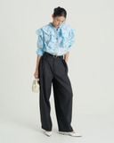  Pie Barrel-Leg Trousers 