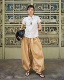  Draped Balloon Pants 