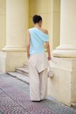  Asymmetric Wrap Pants 
