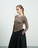  Slim-fit Long-Sleeve Top 