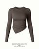 Slim-fit Long-Sleeve Top 