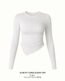  Slim-fit Long-Sleeve Top 