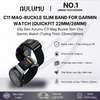  [No.1 Urban Tech Design] Dây Đeo Garmin Aulumu C11 Mag Buckle Slim Band – Khóa Từ Thép 316, Dây Nylon Mỏng Nhẹ, Tháo Nhanh, Tương Thích QuickFit 22mm/26mm Fenix/Instinct/Forerunner 