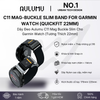  [No.1 Urban Tech Design] Dây Đeo Garmin Aulumu C11 Mag Buckle Slim Band – Khóa Từ Thép 316, Dây Nylon Mỏng Nhẹ, Tháo Nhanh, Tương Thích QuickFit 22mm/26mm Fenix/Instinct/Forerunner 