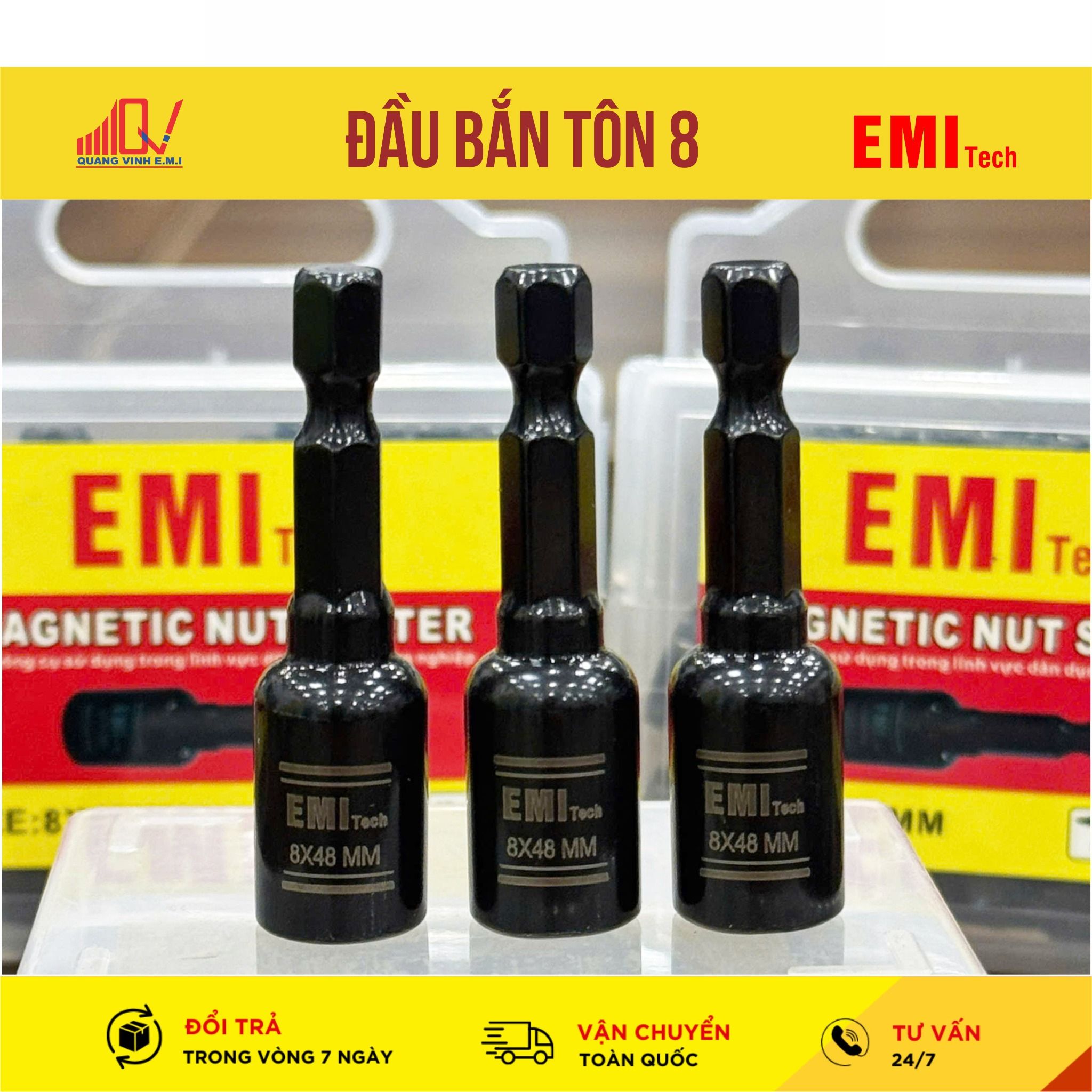 Đầu Bắn Tôn 8 Vặn Vít Lục Giác Nam Châm 8x48mm – quangvinhemitech