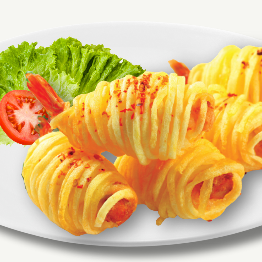  Tôm cuộn khoai tây (1 cuốn) 