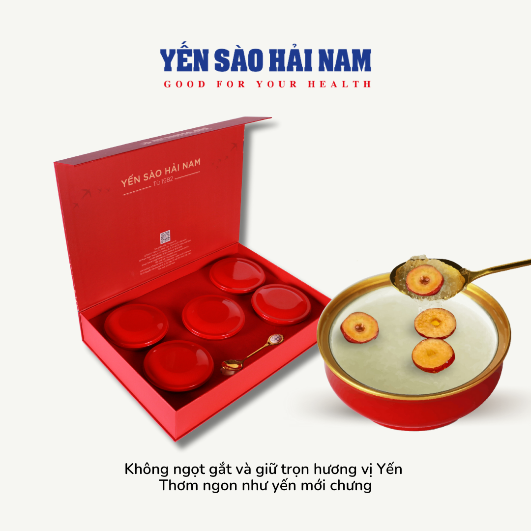  CHÈ YẾN HẢI NAM THƯỢNG HẠNG VỊ TÁO ĐỎ [ĂN LIỀN] 