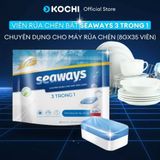  Viên rửa chén bát SEAWAYS 3 trong 1 (Túi 35 viên x8gr) chuyên dùng cho máy rửa chén bát - An toàn, sạch hoàn hảo - KOCHI 